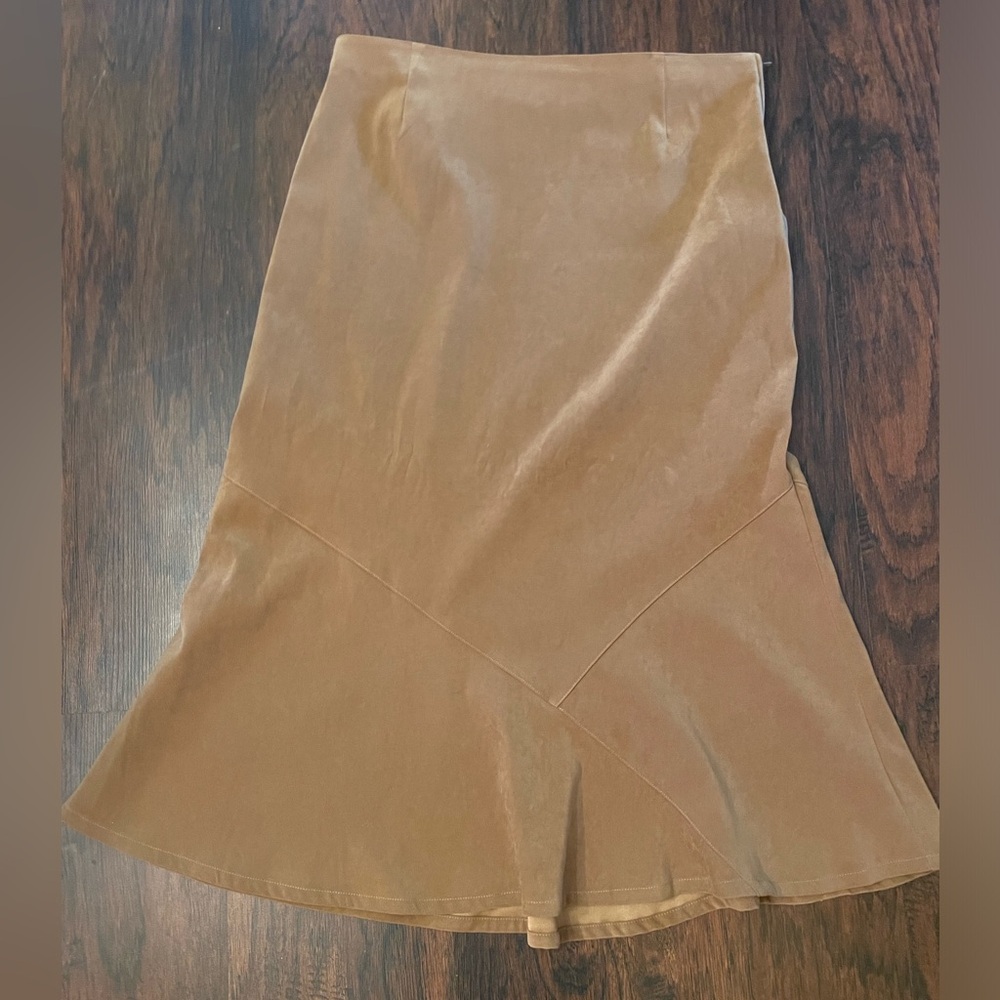 Vintage White Stag | Midi A-Line Skirt | Size 14